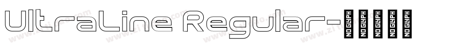 UltraLine Regular字体转换